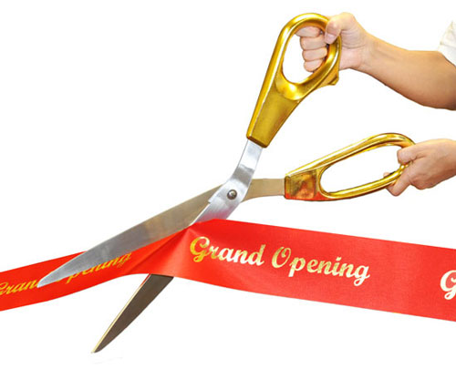 Complete Sets: Ribbon Cutting Ribbon and Scissors
