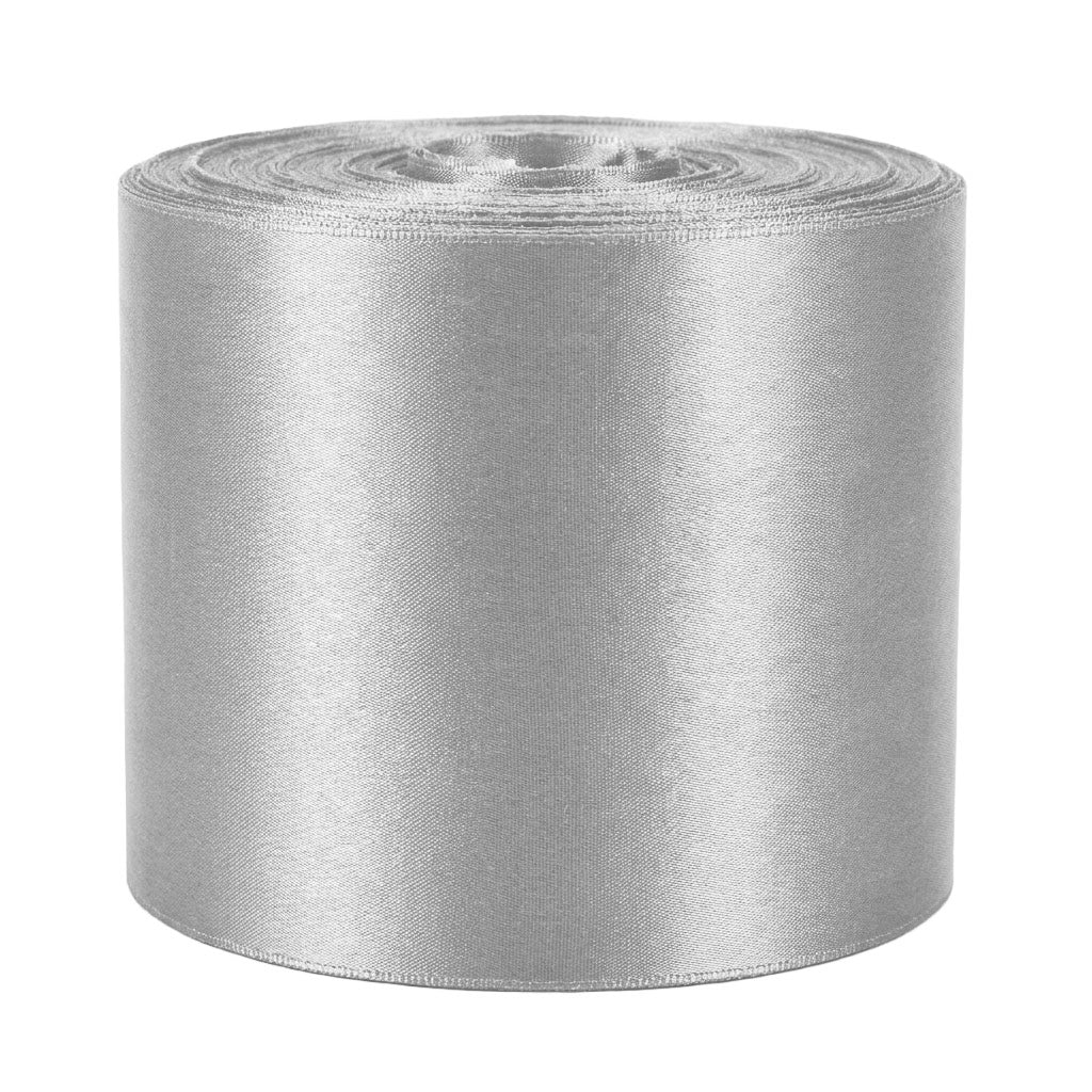4 Inch Wide Plain Satin Ribbon