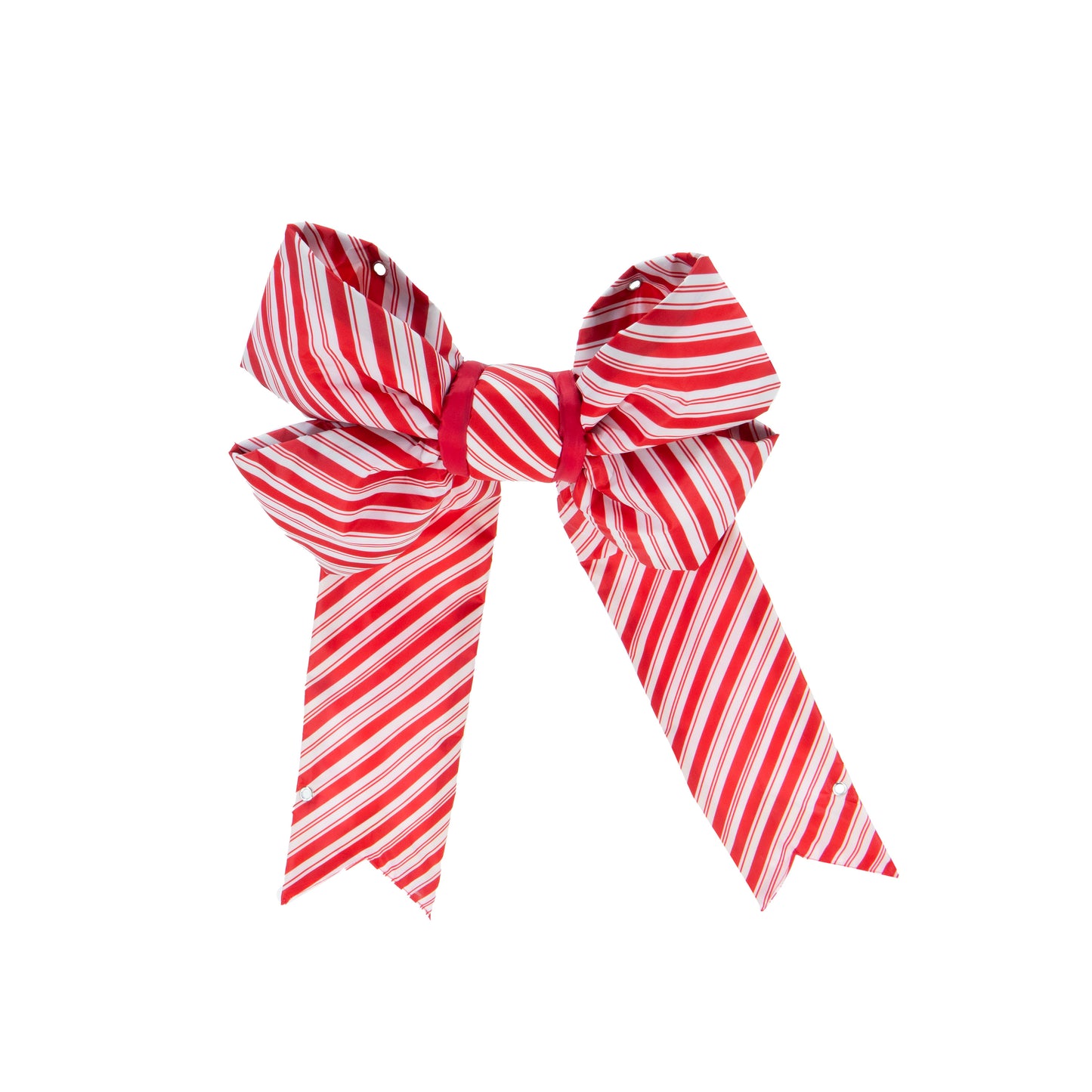 Candy Cane Stripe Nylon Bow