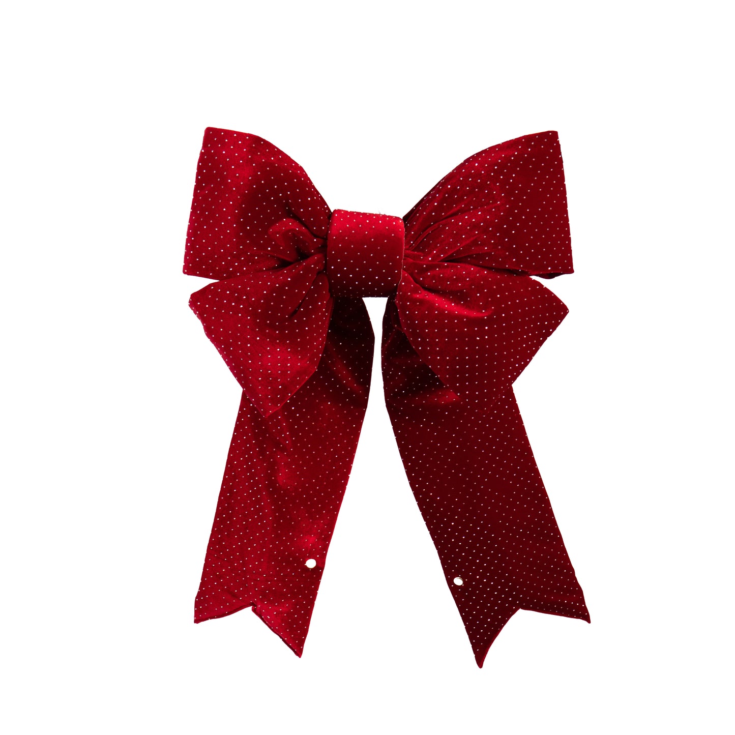 Luxury Diamante Velour Bow