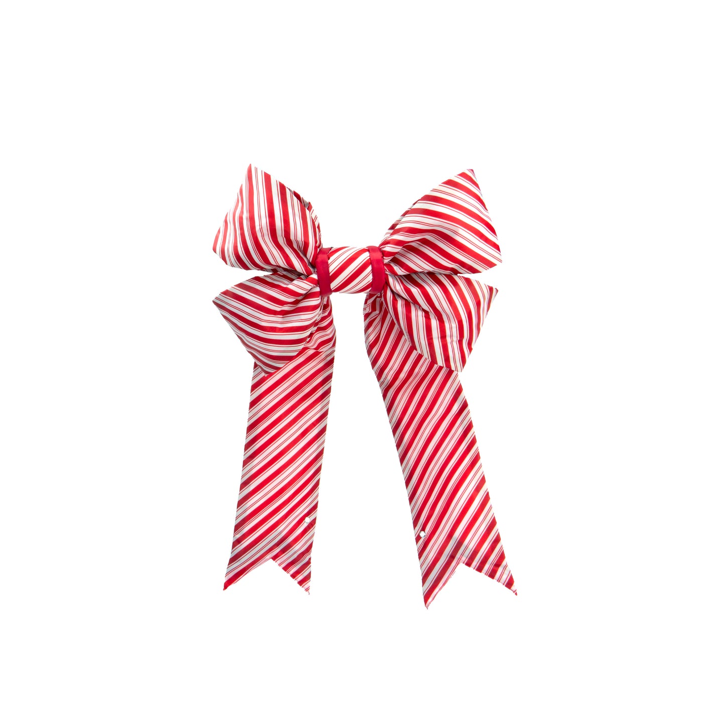 Candy Cane Stripe Nylon Bow