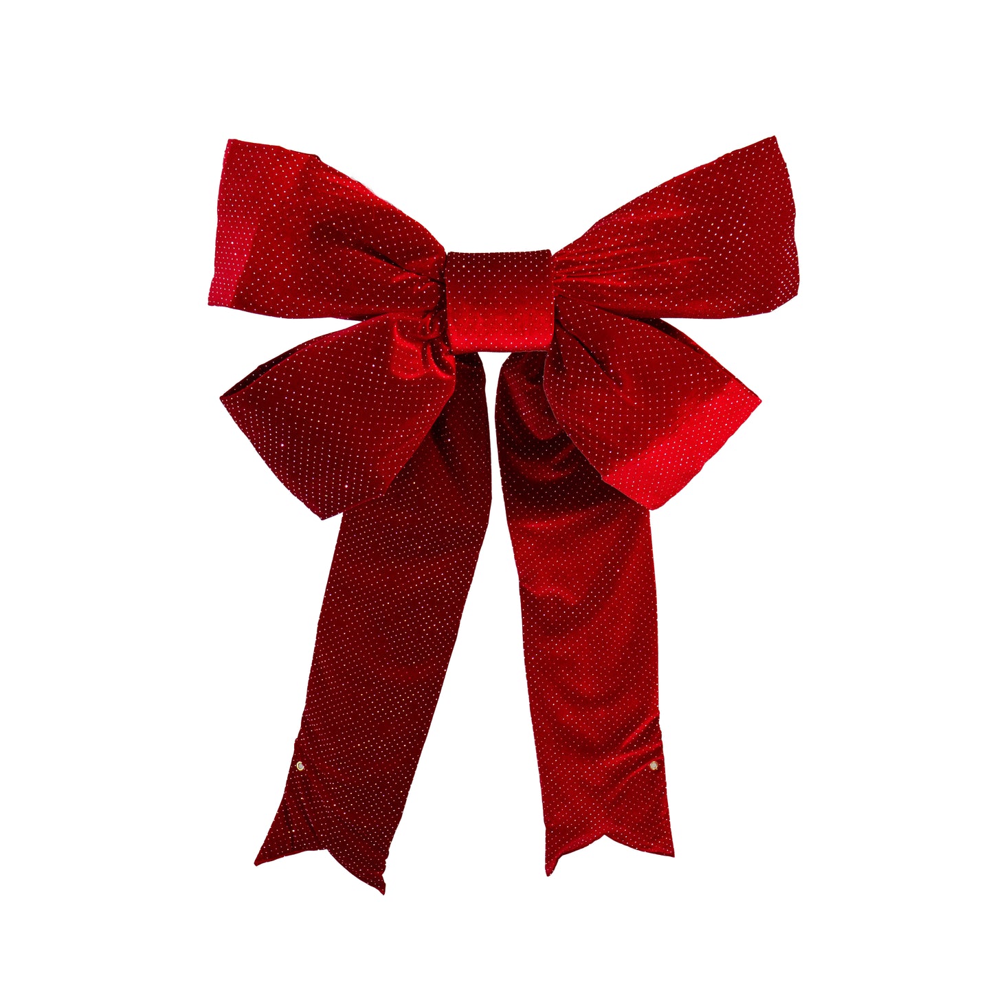 Luxury Diamante Velour Bow