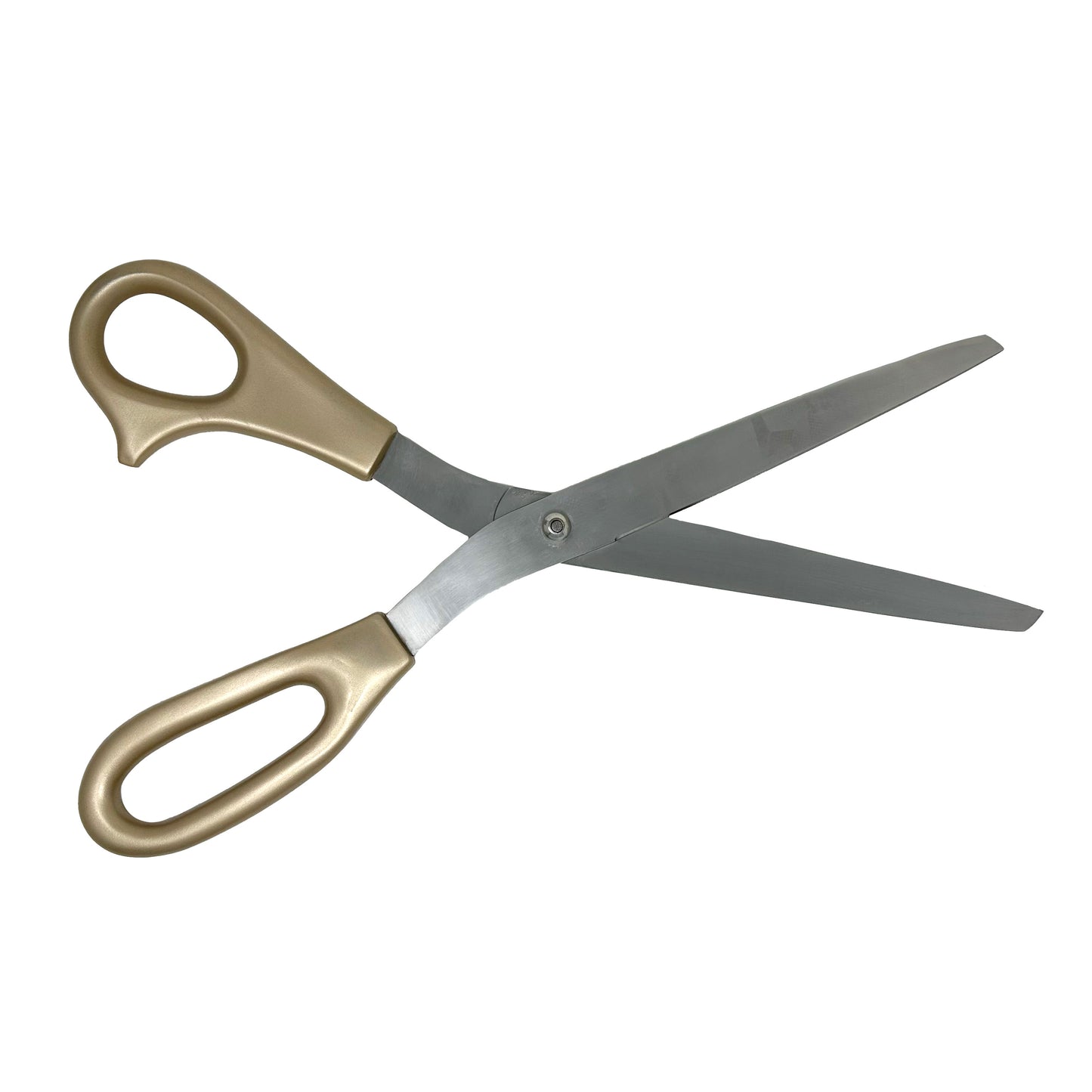 Giant 25 inch Antique Gold Handle Scissors with Silver Blade