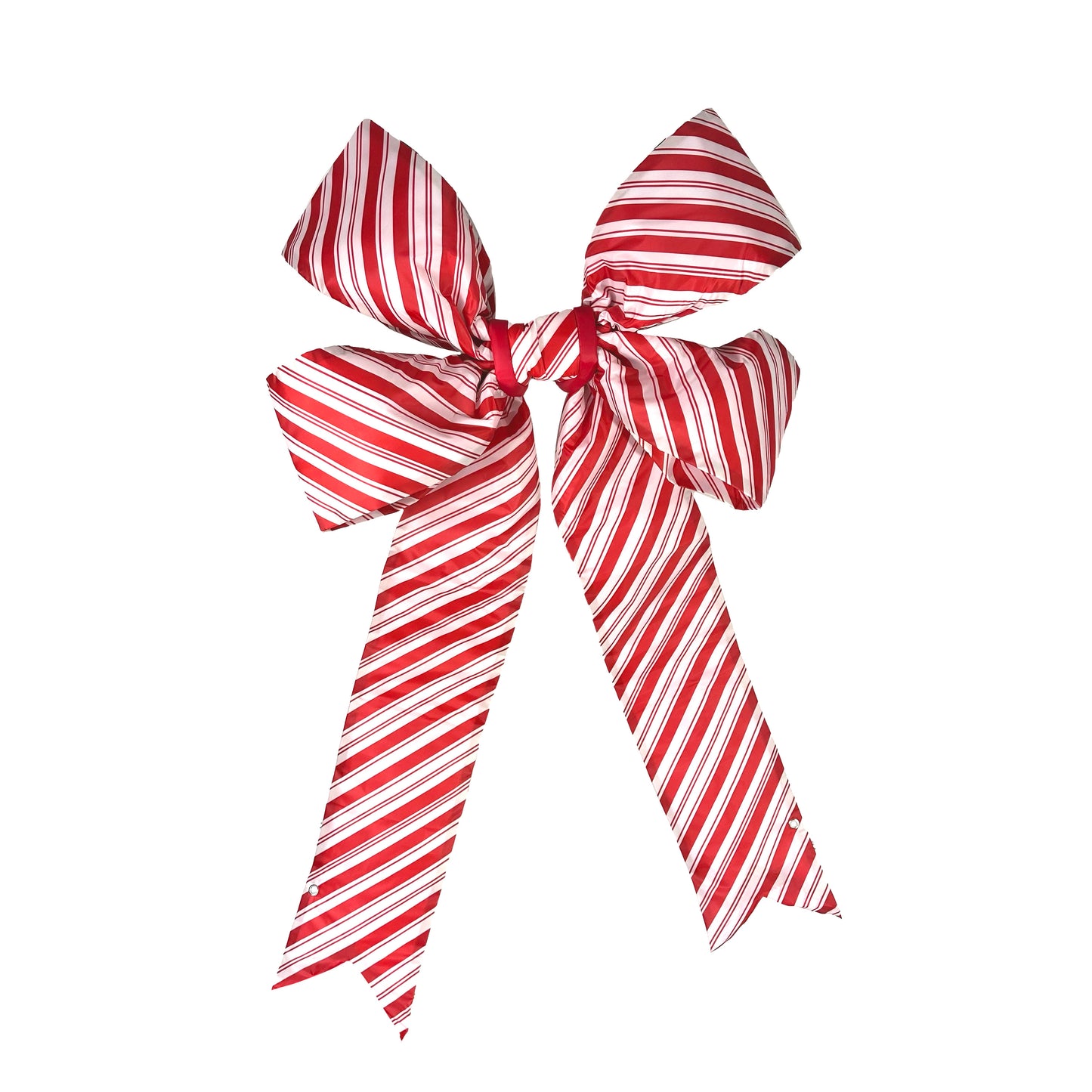 Candy Cane Stripe Nylon Bow