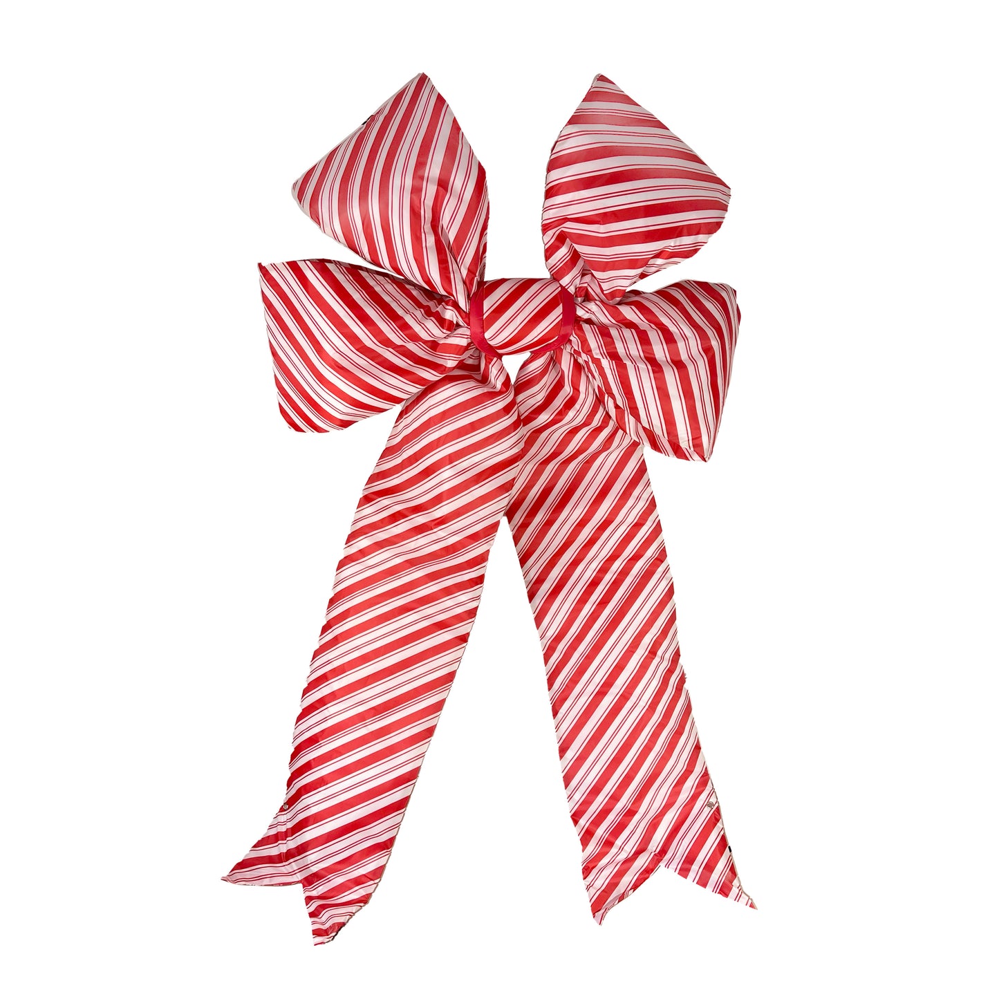Candy Cane Stripe Nylon Bow