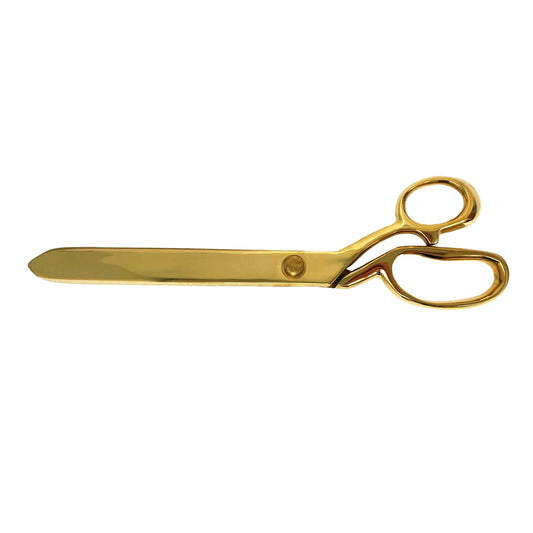 12 Inch Gold Plated Ceremonial Scissors