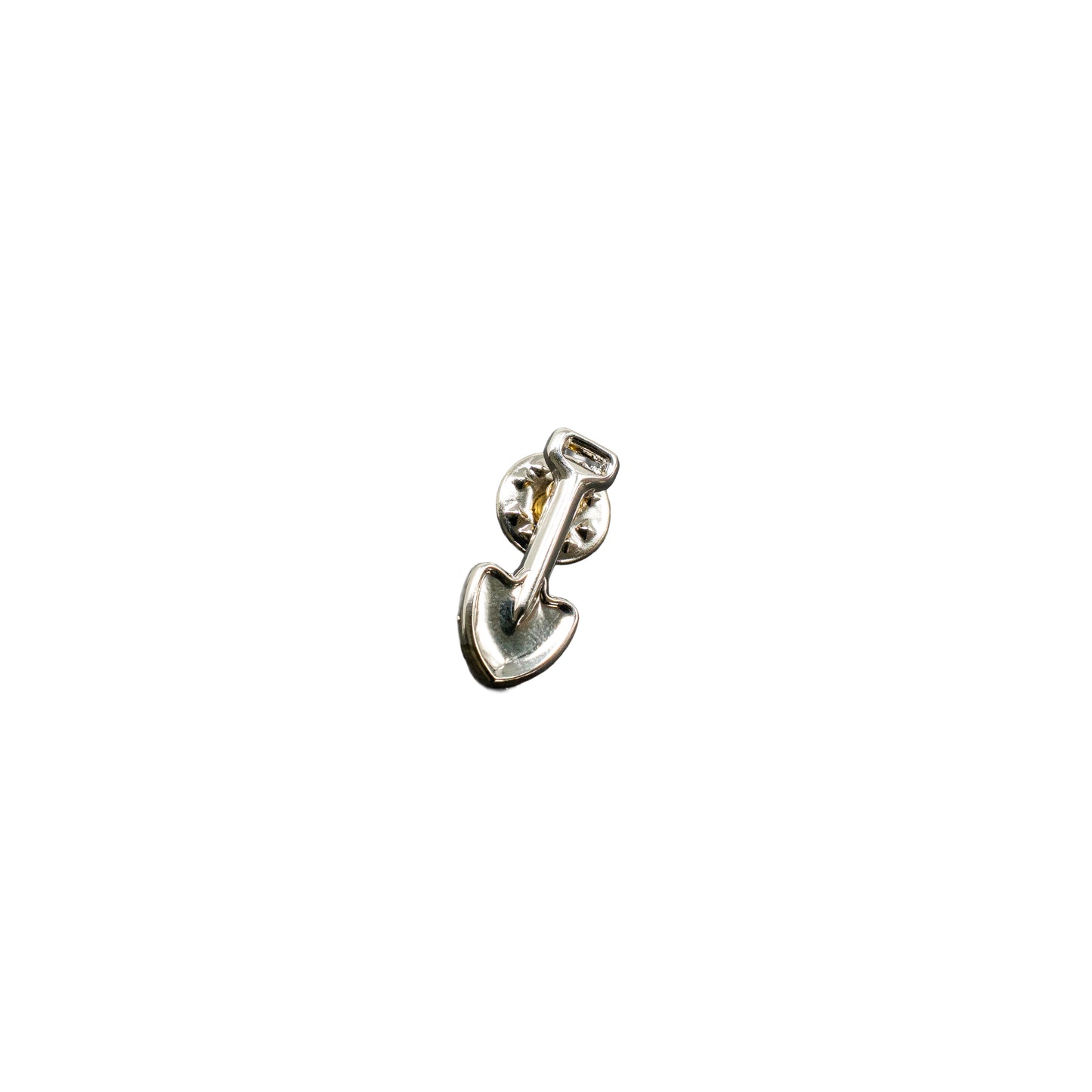 Gold or Silver Plated Shovel Lapel Pin - Small