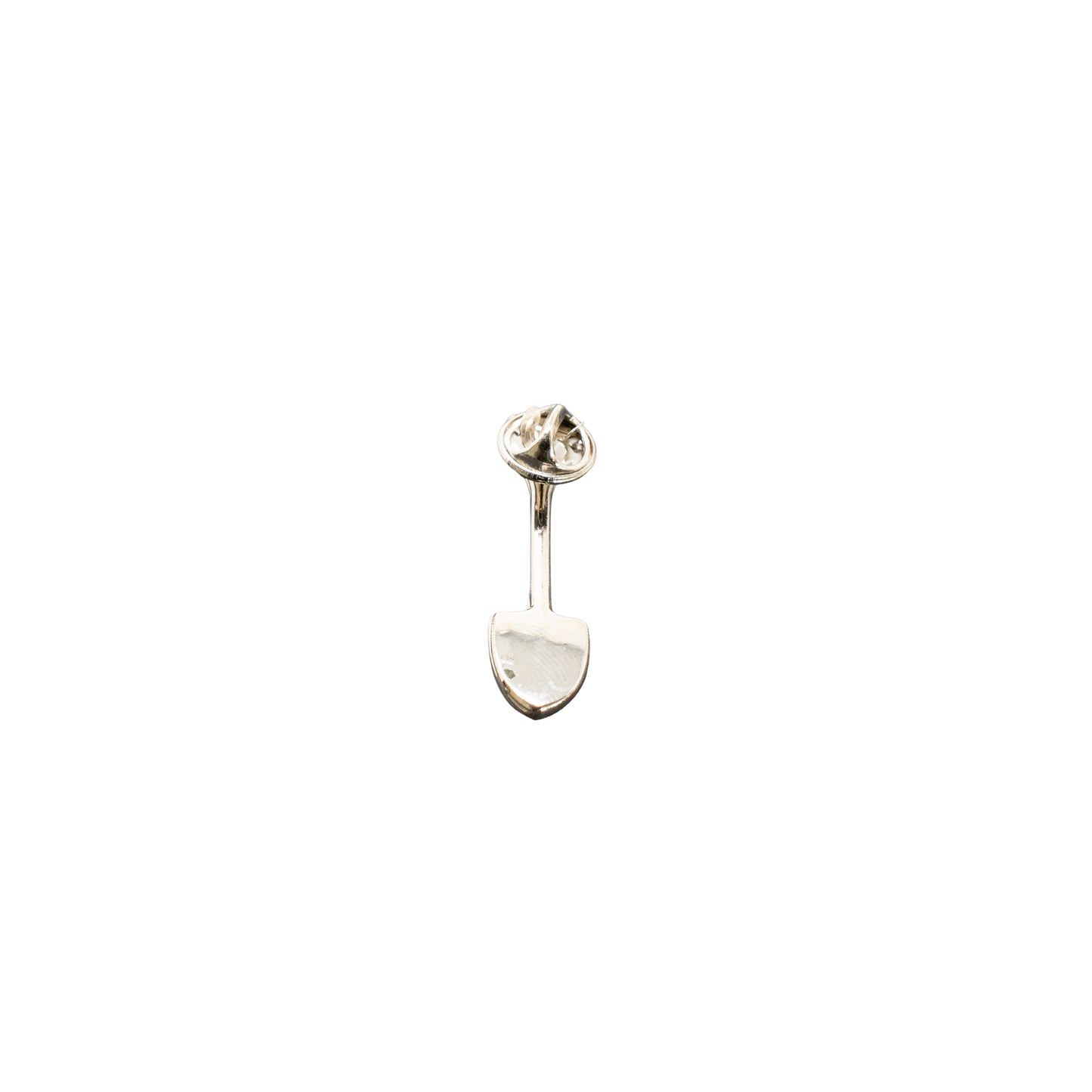 Gold or Silver Plated Shovel Lapel Pin - Large