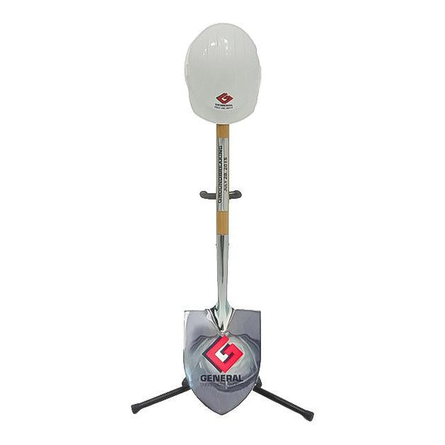Show Stopping Chrome Flat Ceremonial Shovel
