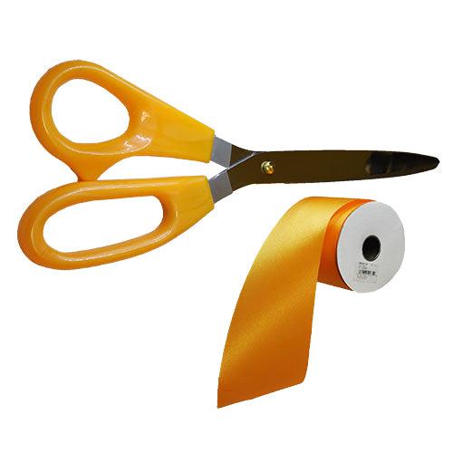 Giant 25 Inch High Gloss Colored Handle Scissors With Mirror Plated Blades