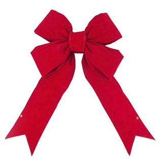 Red Velvet Building Bow