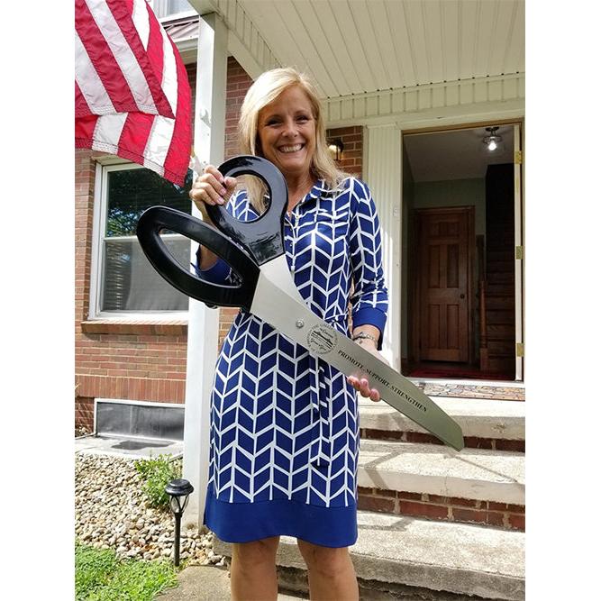 3 Foot Scissors with Vinyl Decal