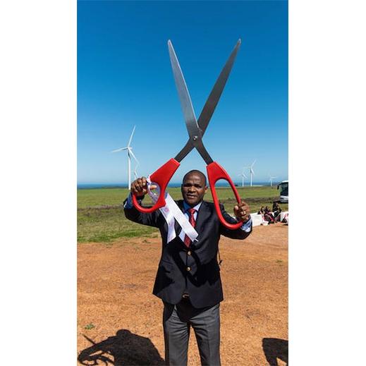 40 Inch Ceremonial Scissors - Red