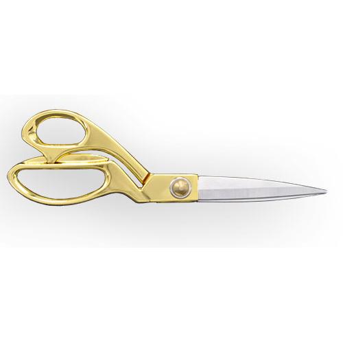 9.5 Inch Gold and Chrome Handle Scissors