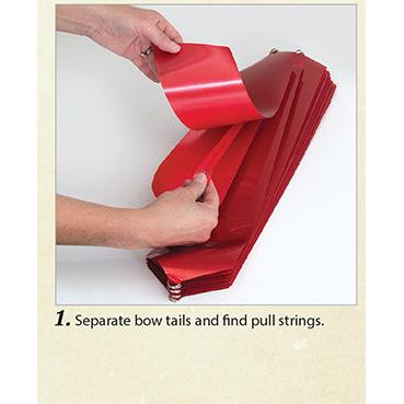16" Giant Red Ceremonial Pull Bow
