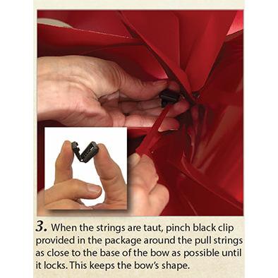 16" Giant Red Ceremonial Pull Bow