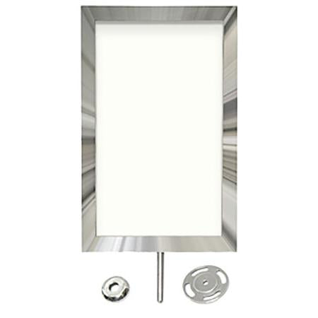 Gold/Chrome Stanchion Sign Frames