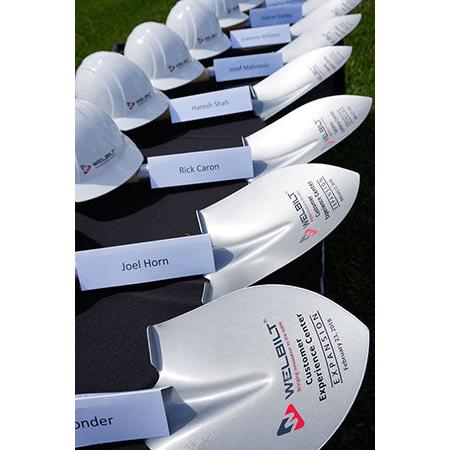 Vinyl Decal on Shovel Blade