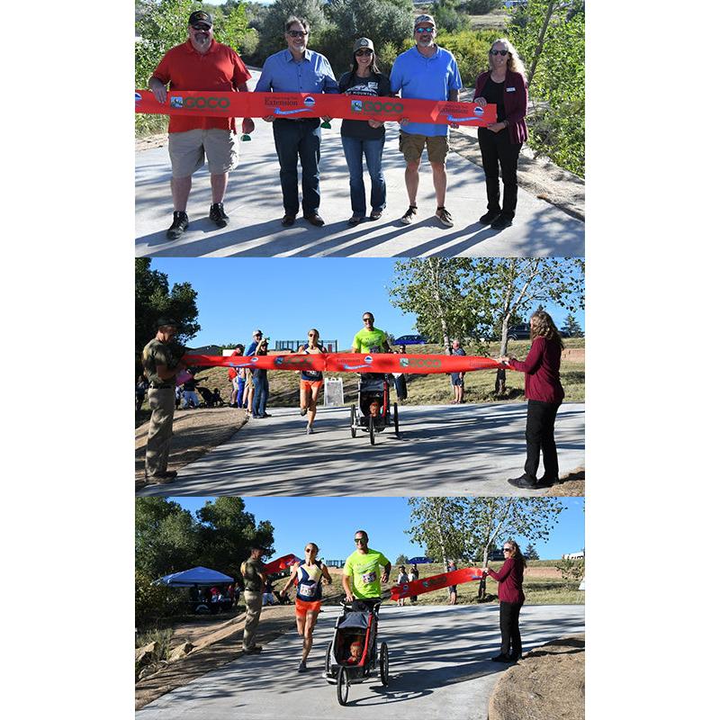 Red Finish Line Ribbon