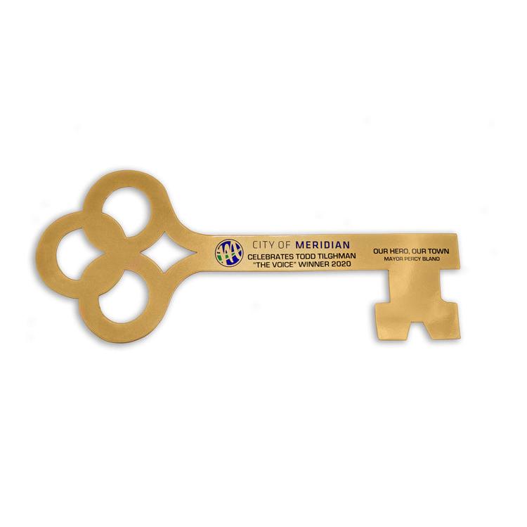 Gold Olympian Key