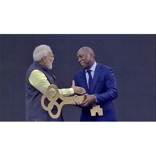 Gold Olympian Key