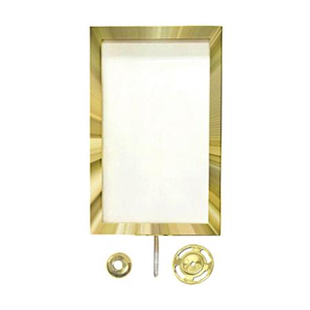 Gold/Chrome Stanchion Sign Frames