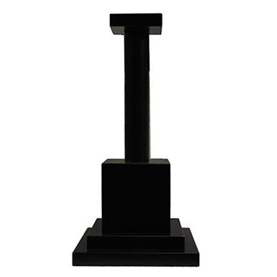 Black Poplar Wood Hard Hat Display Stands
