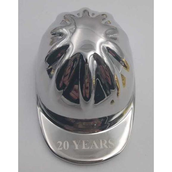 Silver Hard Hat Engraved
