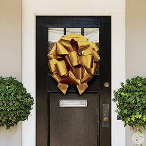 24" Giant Ceremonial Metallic Gold Pull Bow