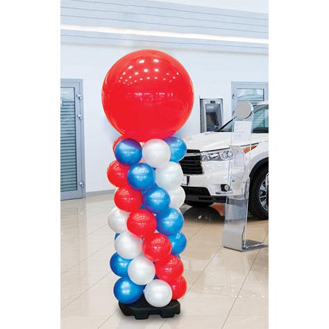 7 Foot Reusable Balloon Tower - Spiral Effect