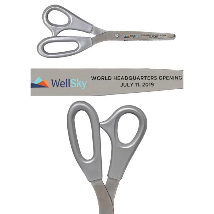 Premium 25 inch Silver Handles Silver Blade Scissors