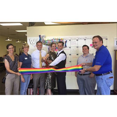 Rainbow Solid Stripe Ribbon