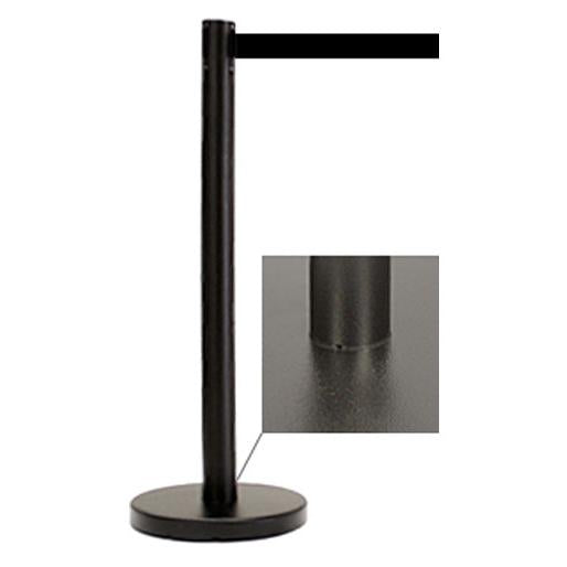 Black Retractable Belt Stanchion