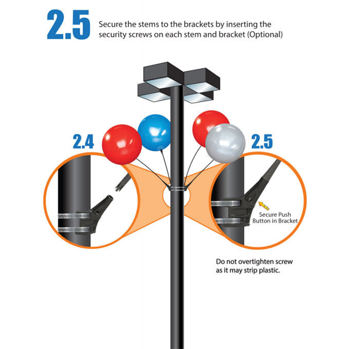 Reusable Balloon Light Pole Kit Setup Instructions - Part 4