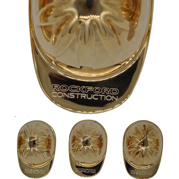Gold Hard Hat Paperweight Engraved