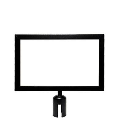 Retractable Belt Stanchion Sign Frame - 11" x 17"