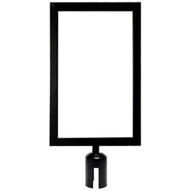 Retractable Belt Stanchion Sign Frame - 11" x 17"