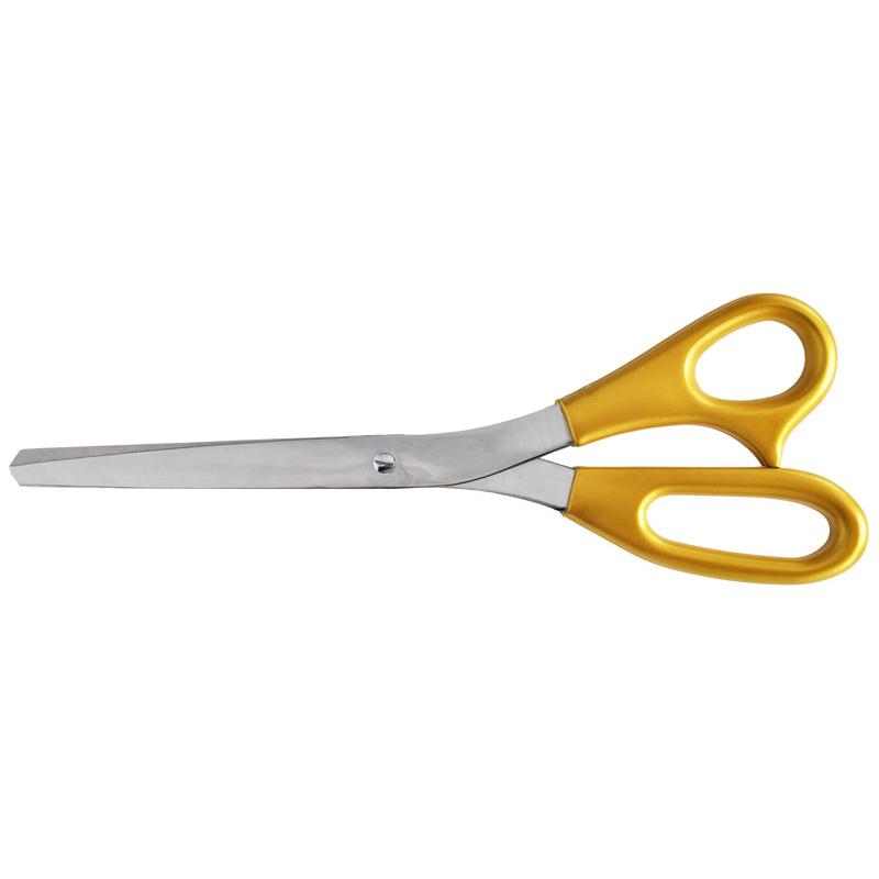 Giant 25 inch Matte Metallic Gold Premium Scissors with Mirrored Blade