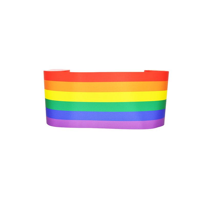 Rainbow Solid Stripe Ribbon