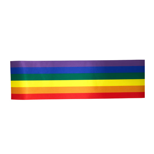 Rainbow Solid Stripe Ribbon