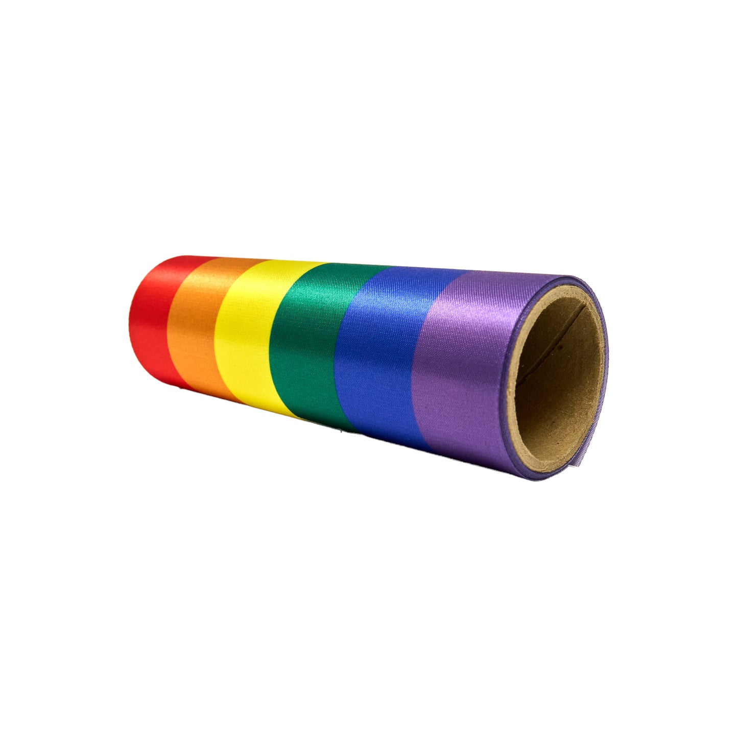 Rainbow Solid Stripe Ribbon