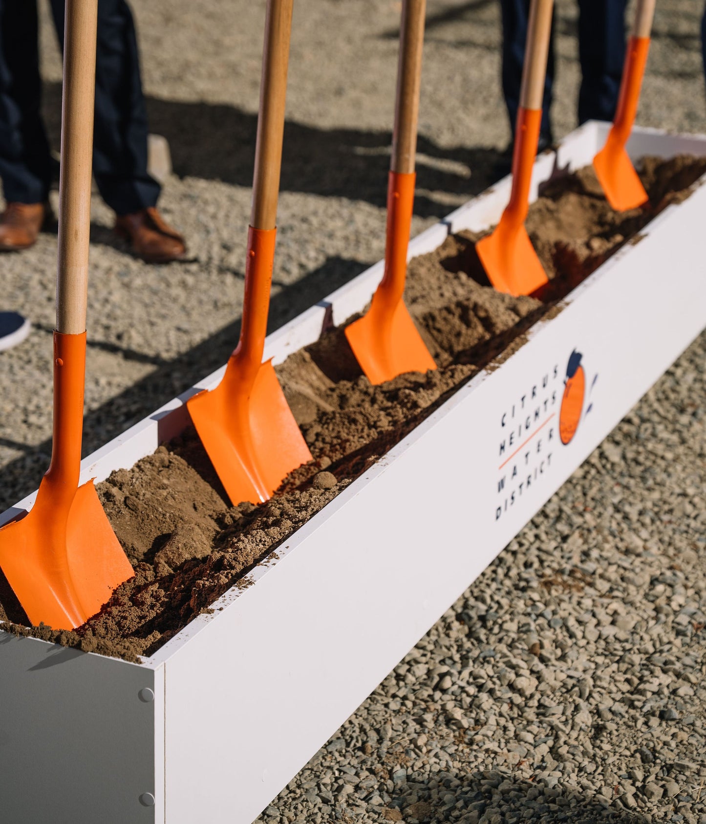 Ground Breaking Ceremony Dirt or Sand Display Box