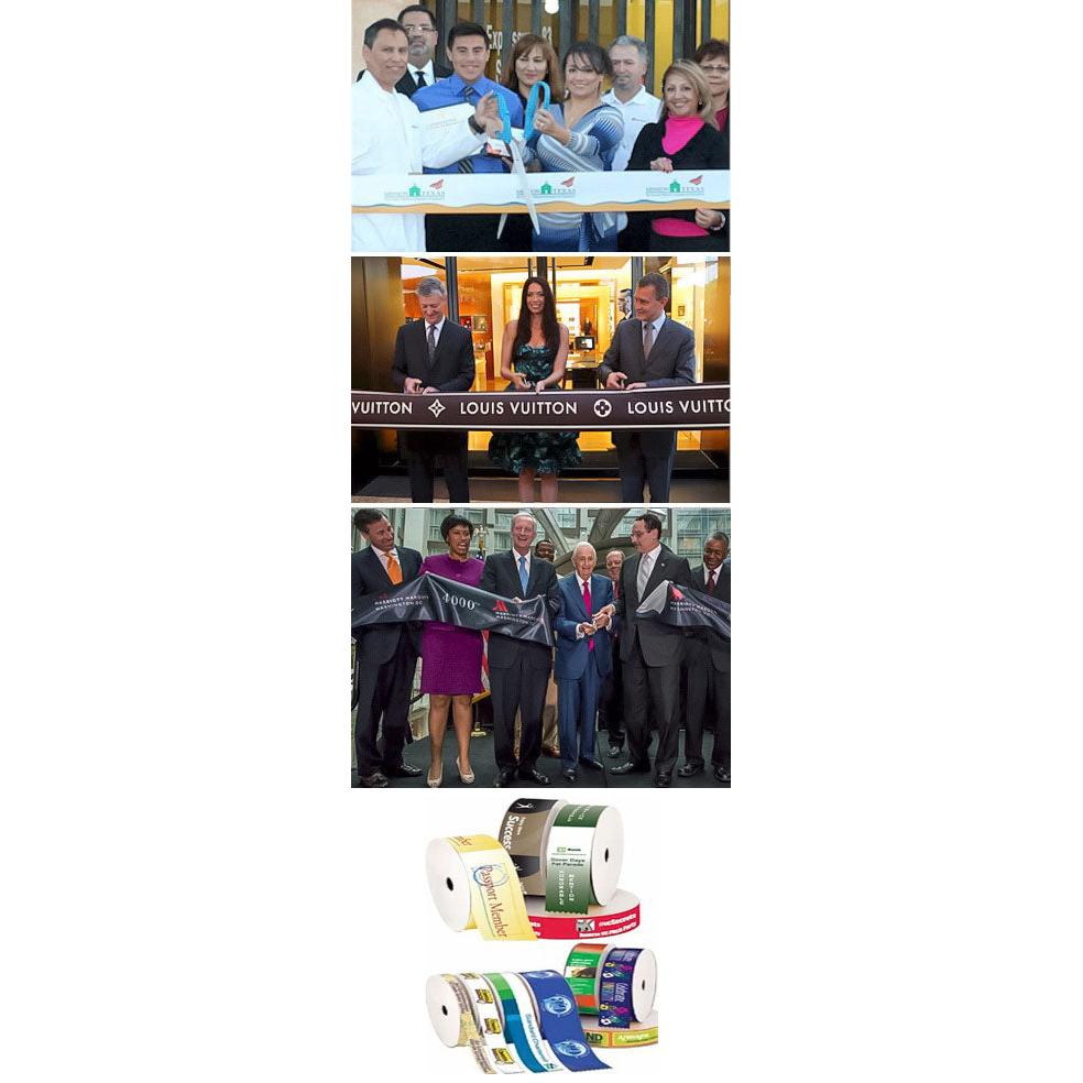 Custom Full Color Satin Ribbon - 100 yards