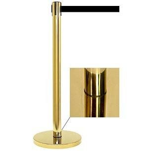 Gold Retractable Belt Stanchion
