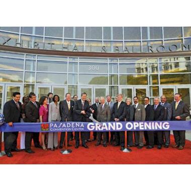 3 Foot Scissors Cutting 8" Blue Ribbon