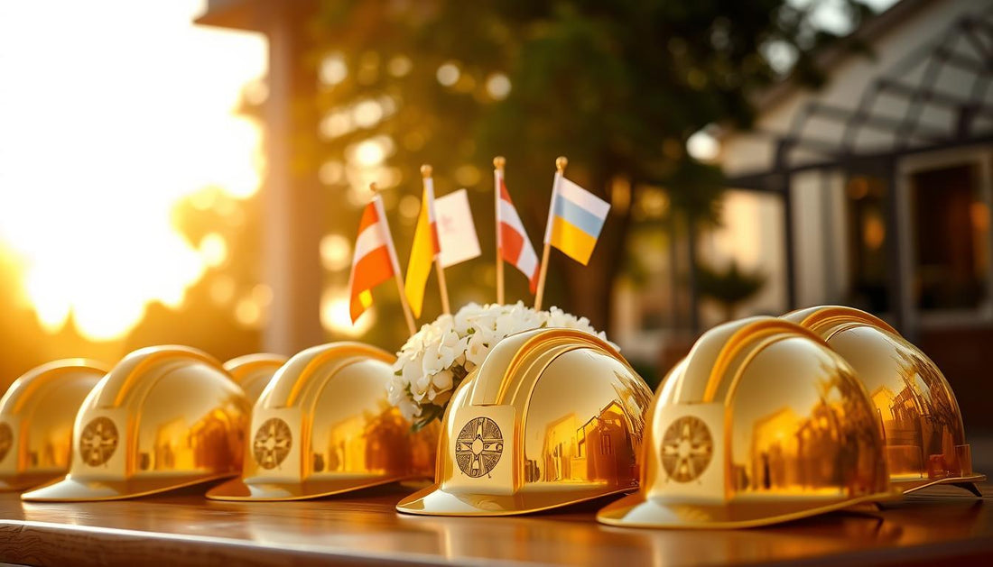 Why Gold Hard Hats Make Groundbreaking Ceremonies More Memorable