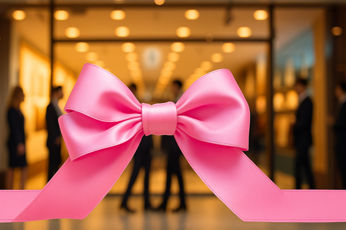 Beyond Traditional Red: Why Pink Grand Opening Ribbons Are Popular