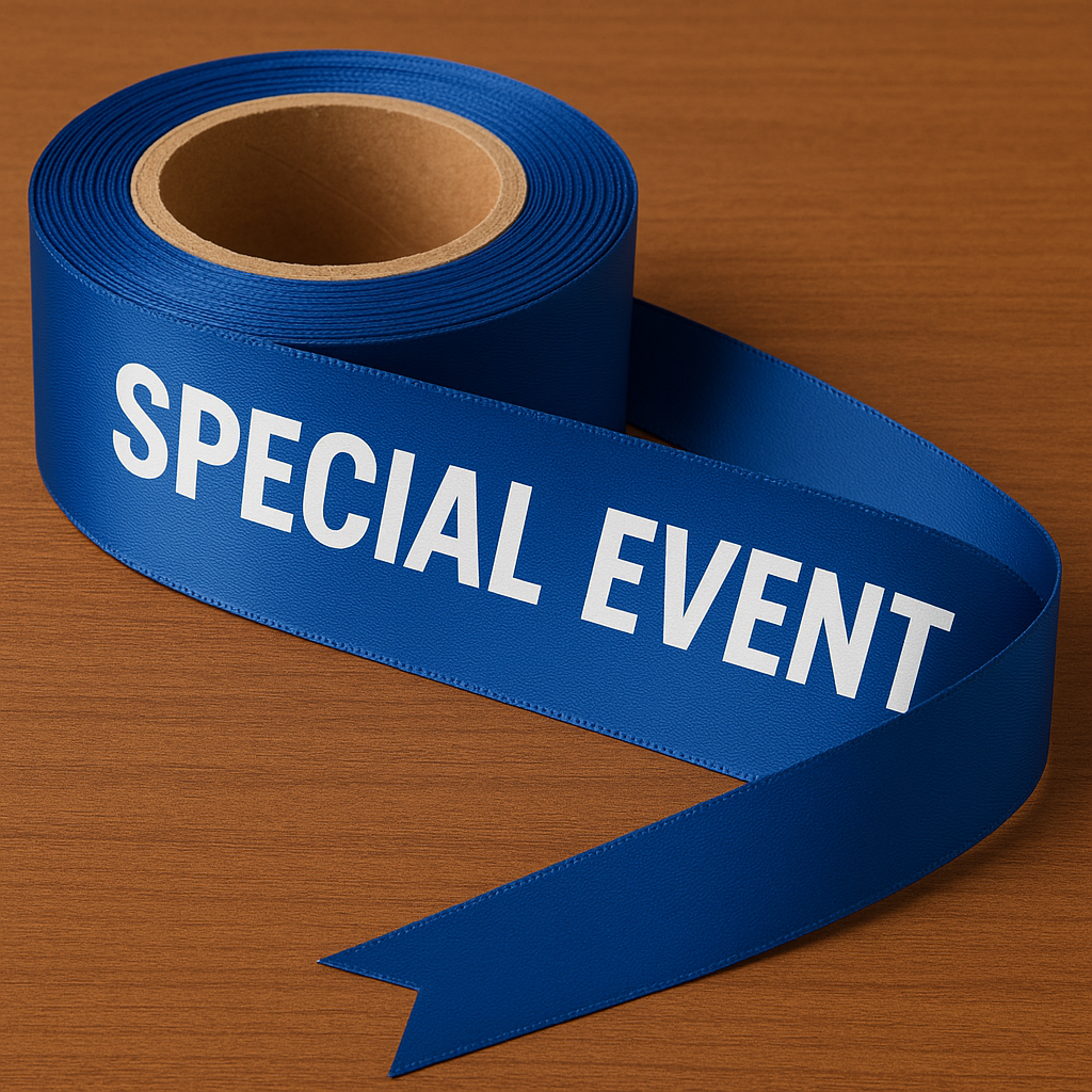Printed Ribbon Customized for Your Next Big Brand Event – Golden Openings