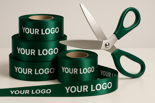 Custom Logo Ribbon Rolls for Your Business Branding