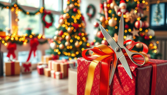 christmas ribbon cutting ideas